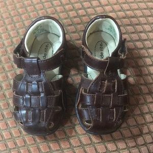 Stride Rite Harper Boys XW 6 Upper Leather Shoes